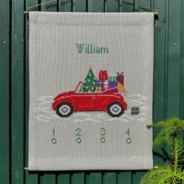 Gavebilen adventskalender - pompstitch